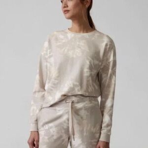 ATHLETA Balance Pullover-Tie Dye-Sz M